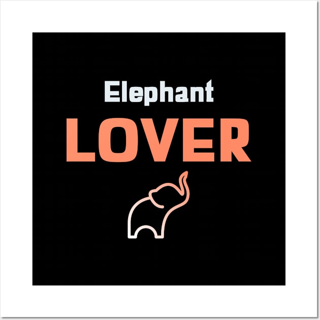 elephant lover gift Wall Art by Motivation King